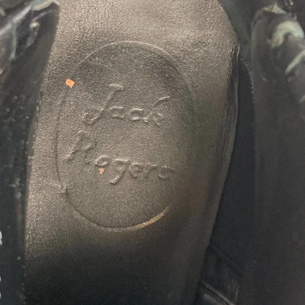 Jack Rogers Boots Womens Sz‎ 6 Black Low Heel Slip On Suede Ankle